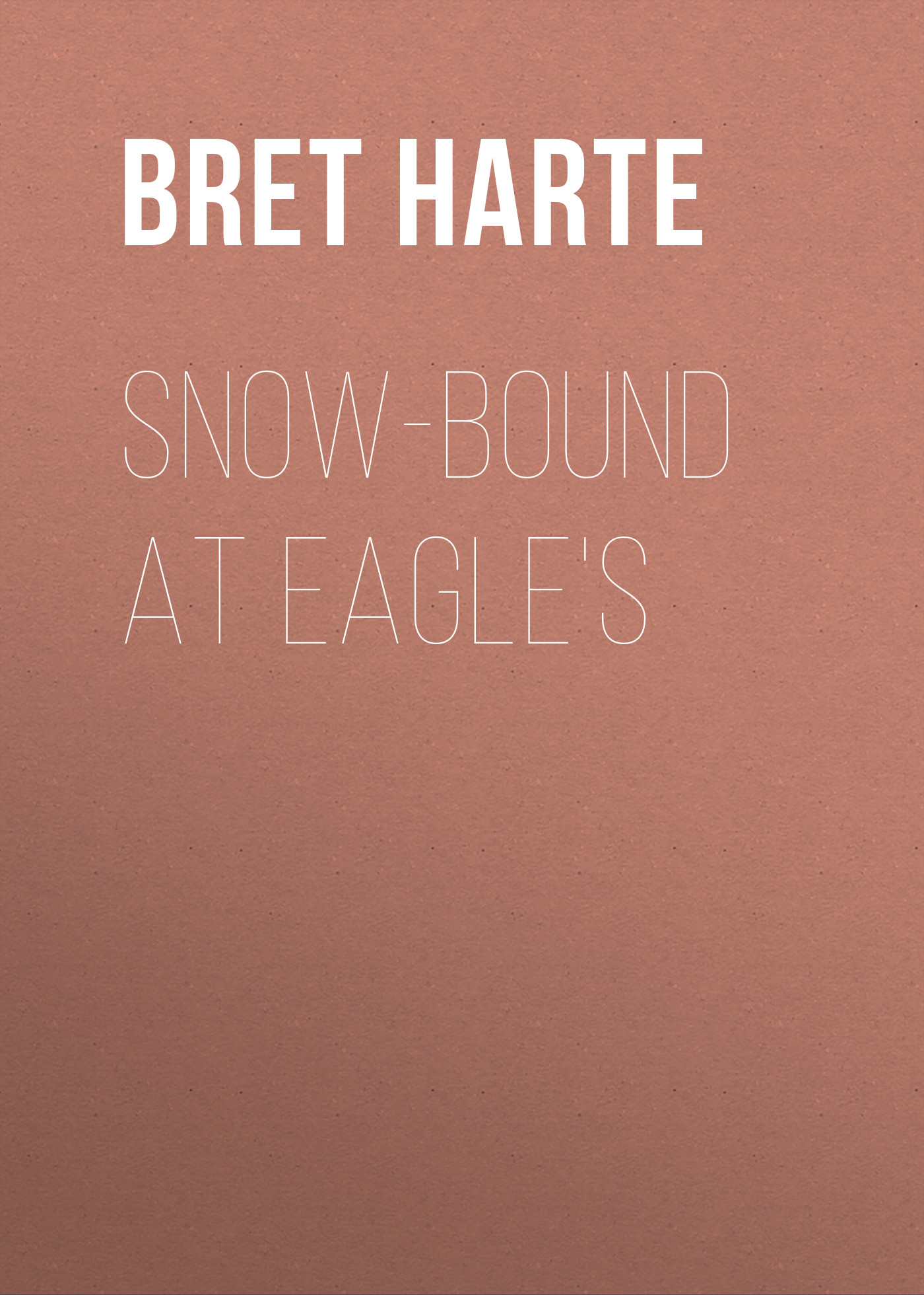 Книга Snow-Bound at Eagle's из серии , созданная Bret Harte, может относится к жанру Зарубежная фантастика, Литература 19 века, Зарубежная старинная литература, Зарубежная классика. Стоимость электронной книги Snow-Bound at Eagle's с идентификатором 36322196 составляет 0 руб.