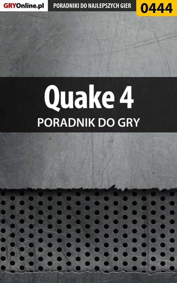 Книга Poradniki do gier Quake 4 созданная Krystian Smoszna может относится к жанру компьютерная справочная литература, программы. Стоимость электронной книги Quake 4 с идентификатором 57204596 составляет 130.77 руб.