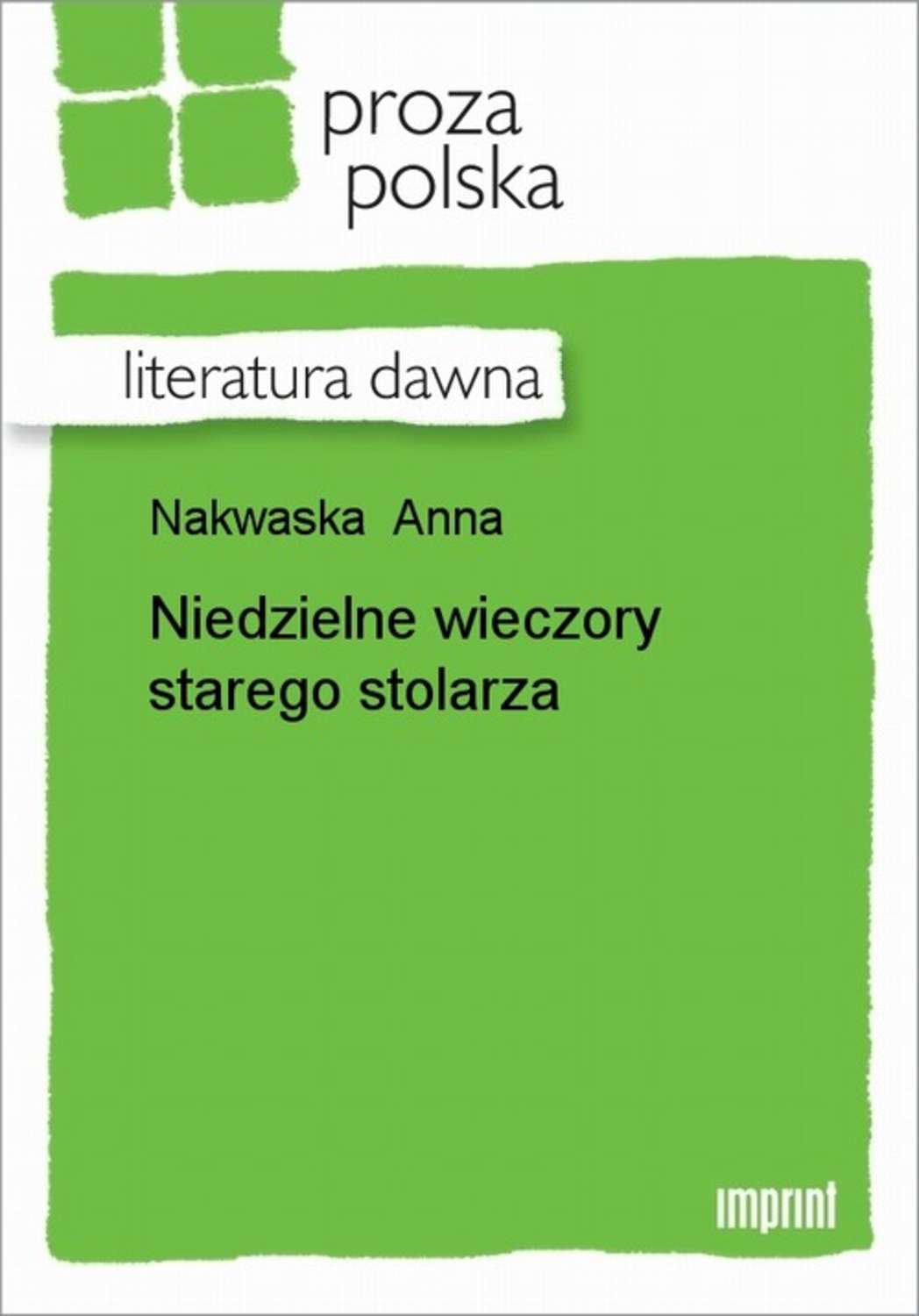 Niedzielne wieczory starego stolarza