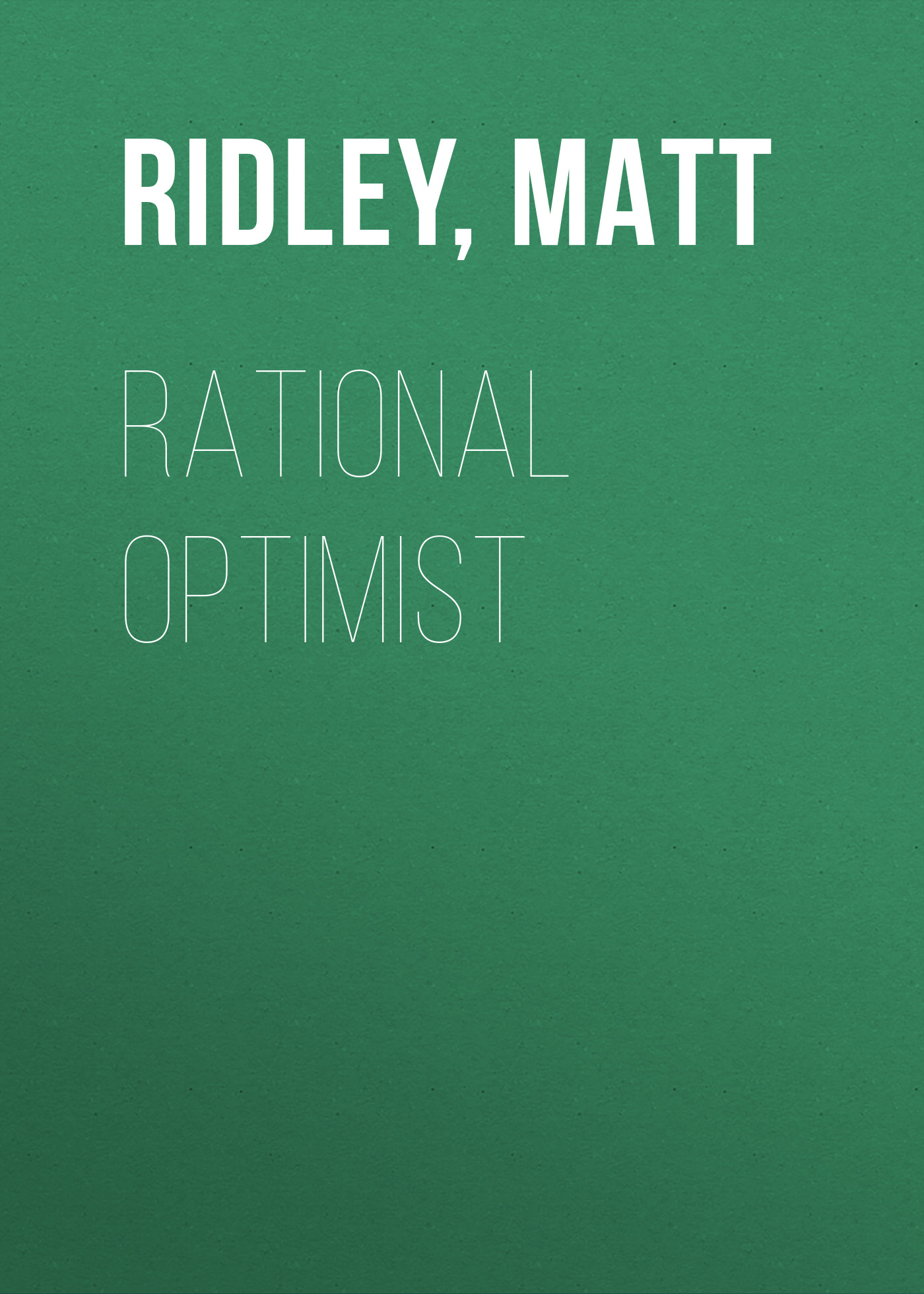 Rational Optimist