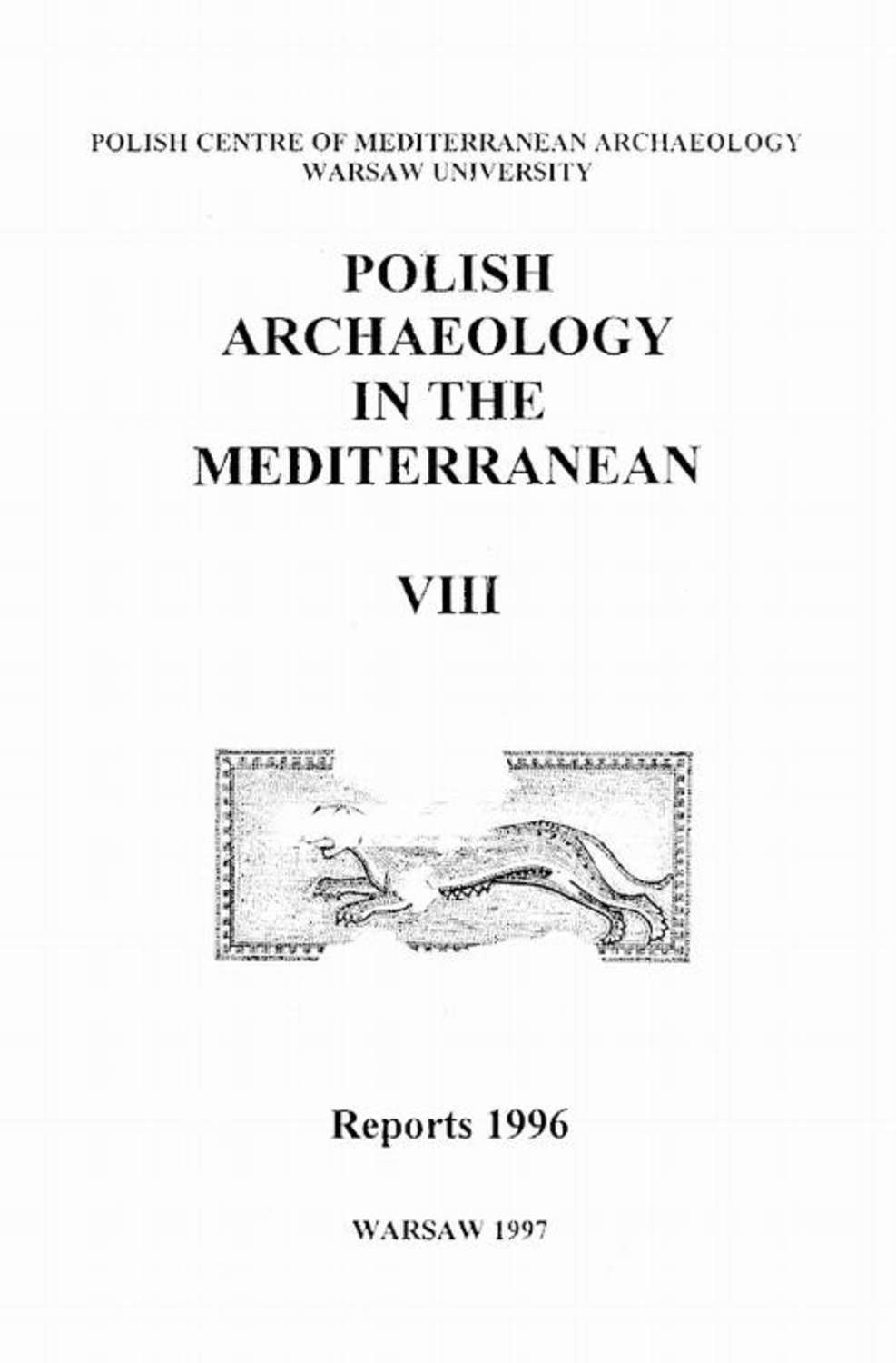 Polish Archaeology in the Mediterranean 8