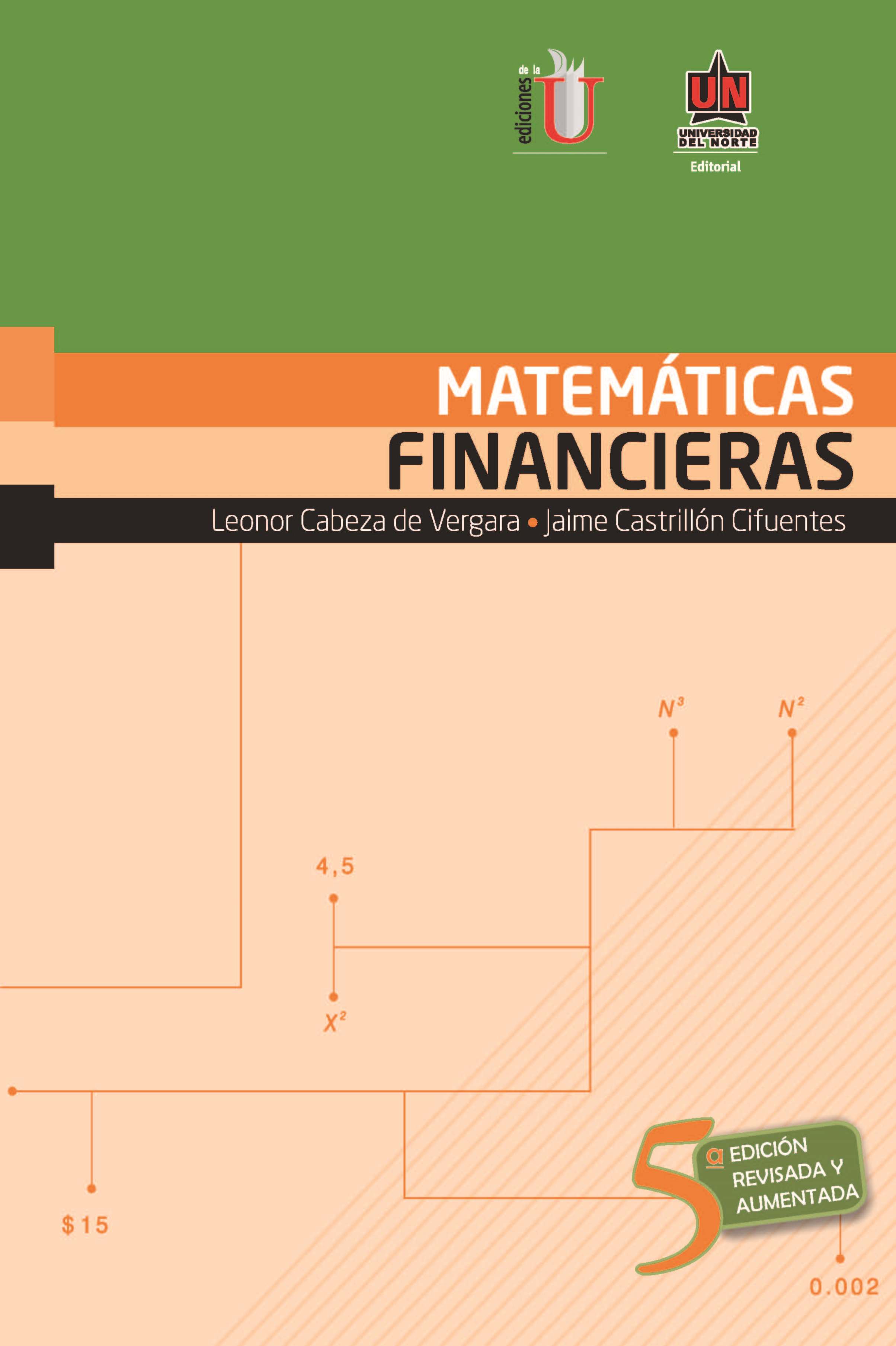 Matemáticas financieras 5a. Ed ( Leonor Cabeza de  Vergara  )