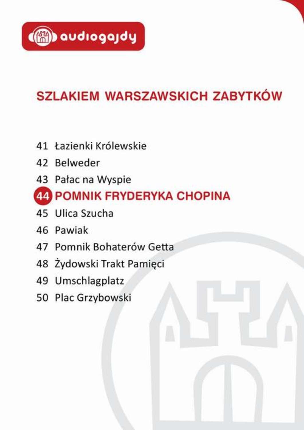 Pomnik Fryderyka Chopina. Szlakiem warszawskich zabytków