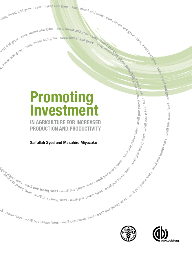 Saifullah Syed Promoting Investment in Agriculture for Increased Production and Productivity unveiling ways of winning and sustaining a relationship