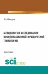 Методология исследования координационной юридической технологии. (Аспирантура, Бакалавриат, Магистратура). Монография.