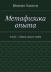 Метафизика опыта. Книга I. Общий анализ опыта