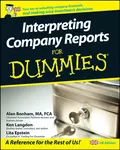 Interpreting Company Reports For Dummies - Lita  Epstein