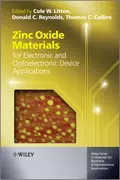 Zinc Oxide Materials for Electronic and Optoelectronic Device Applications - Safa  Kasap