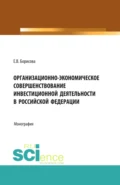 Организационно-экономическое совершенствование инвестиционной деятельности в Российской Федерации. (Аспирантура, Бакалавриат, Магистратура). Монография. - Екатерина Владимировна Борисова