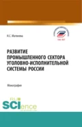 Развитие промышленного сектора уголовно-исполнительной системы России. (Бакалавриат, Магистратура). Монография. - Надежда Сергеевна Матвеева