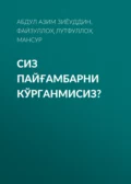 СИЗ ПАЙҒАМБАРНИ КЎРГАНМИСИЗ? - Файзуллоҳ Лутфуллоҳ ўғли, Шайх Абдулазиз МАНСУР