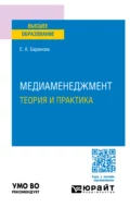 Медиаменеджмент. Теория и практика. Учебное пособие для вузов - Екатерина Андреевна Баранова