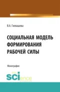 Социальная модель формирования рабочей силы. (Аспирантура, Бакалавриат). Монография. - Вера Анатольевна Гневашева