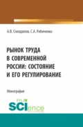 Рынок труда в современной России: состояние и его регулирование. (Бакалавриат, Магистратура). Монография. - Анатолий Васильевич Солодилов