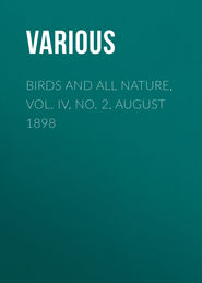 Birds and all Nature, Vol. IV, No. 2, August 1898