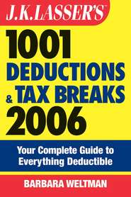 J.K. Lasser\'s 1001 Deductions and Tax Breaks 2006. The Complete Guide to Everything Deductible