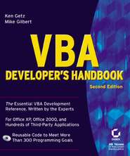 VBA Developer\'s Handbook