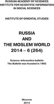 Russia and the Moslem World № 06 \/ 2014