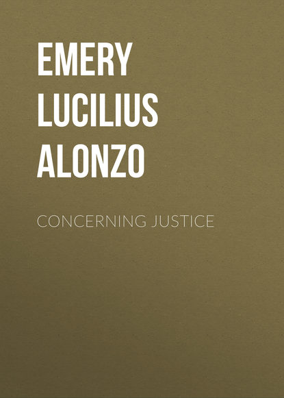 Concerning Justice (Emery Lucilius Alonzo). 