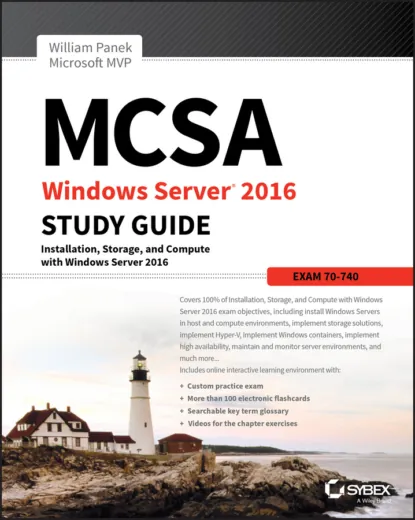 Обложка книги MCSA Windows Server 2016 Study Guide: Exam 70-740, William  Panek