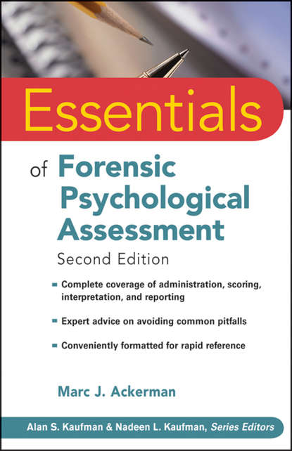 Marc Ackerman J. - Essentials of Forensic Psychological Assessment