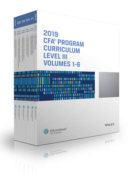CFA Program Curriculum 2019 Level III Volumes 1-6 Box Set (CFA Institute). 