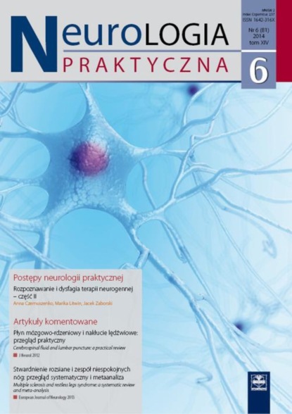 

Neurologia Praktyczna 6/2014