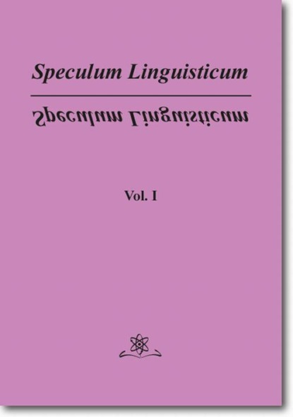 Jan Wawrzyńczyk - Speculum Linguisticum   Vol. 1