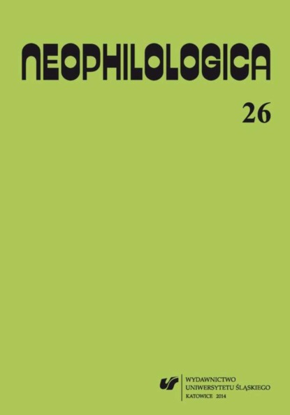 

„Neophilologica” 2014. Vol. 26: Le concept d'événement et autres études