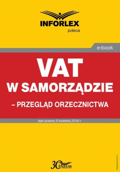 praca zbiorowa - VAT w samorządzie – przegląd orzecznictwa