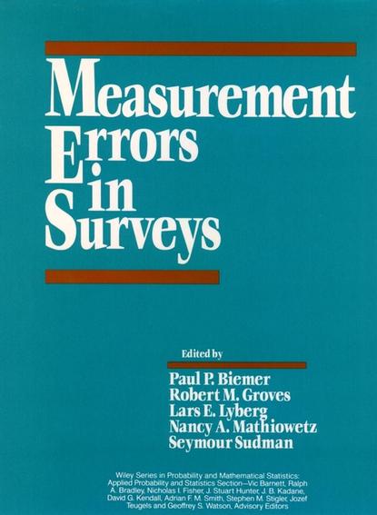 Seymour  Sudman - Measurement Errors in Surveys