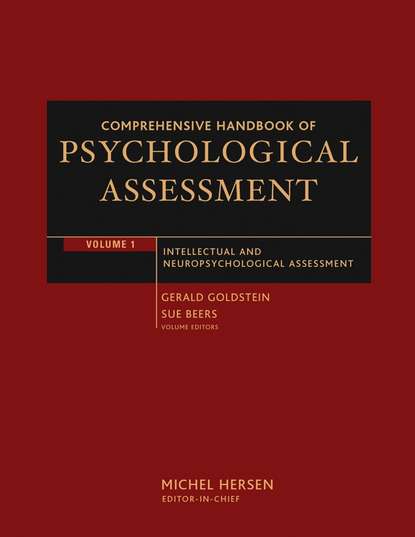 Comprehensive Handbook of Psychological Assessment, Volume 1 - Michel  Hersen