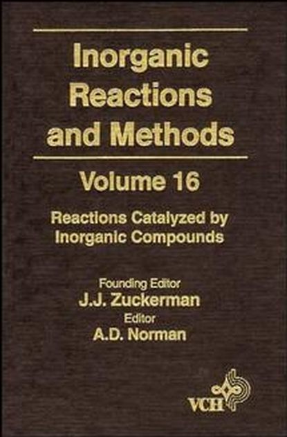 A. Hagen P. - Inorganic Reactions and Methods, Reactions Catalyzed by Inorganic Compounds