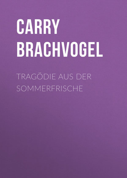 Tragödie aus der Sommerfrische (Carry Brachvogel). 