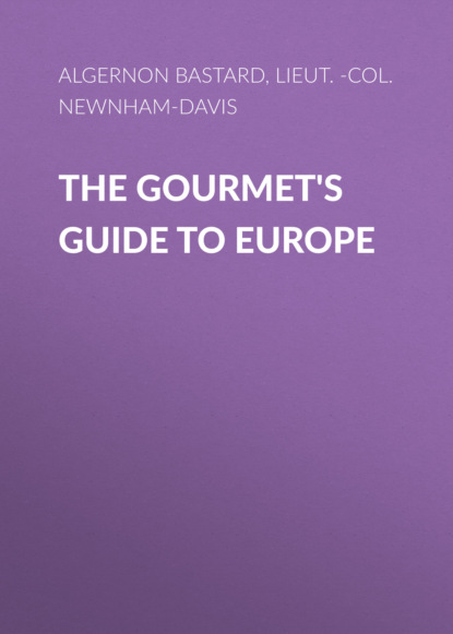 

The Gourmet's Guide to Europe