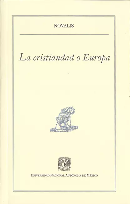 Обложка книги La cristiandad o Europa, Novalis