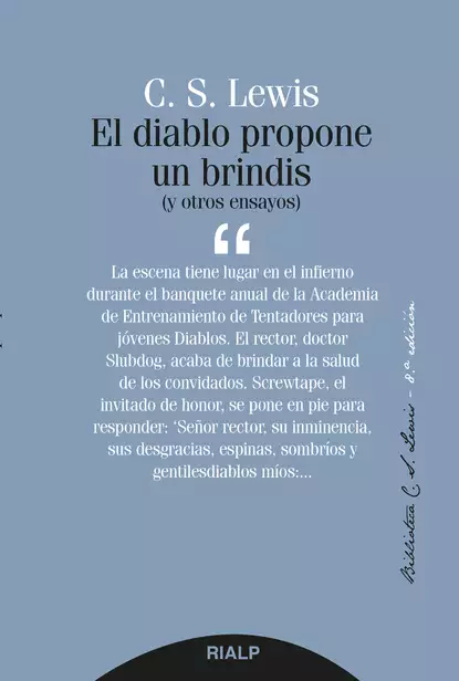 Обложка книги El diablo propone un brindis, Клайв Стейплз Льюис