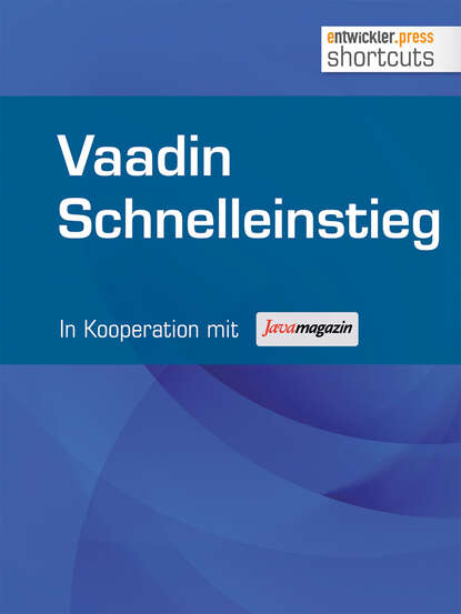 Olaf  Lange - Vaadin Schnelleinstieg