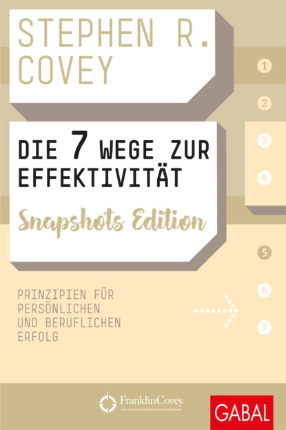 Обложка книги Die 7 Wege zur Effektivität Snapshots Edition, Стивен Кови