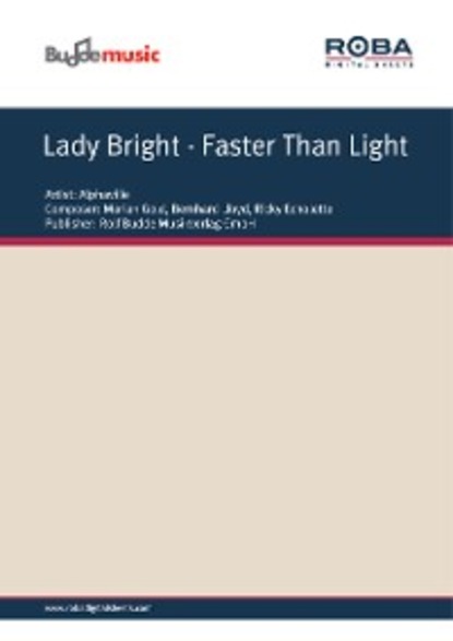 Marian Gold - Lady Bright - Faster Than Light