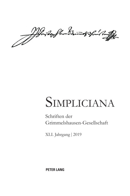 

Simpliciana XLI (2019)