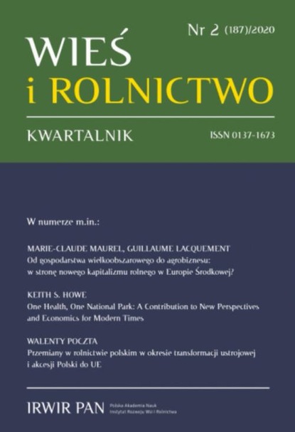 

Wieś i Rolnictwo nr 2(187)/2020