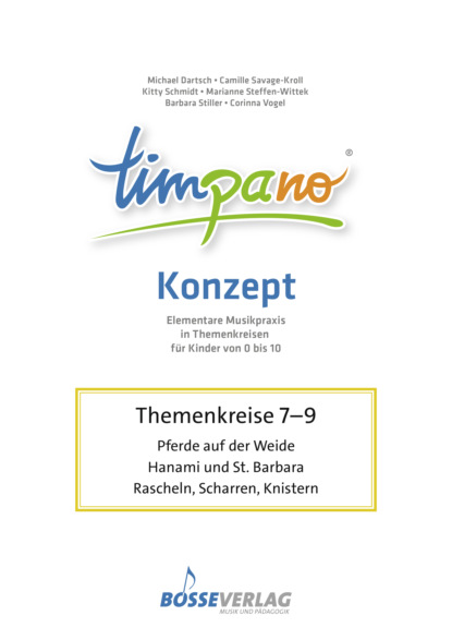 

TIMPANO - Drei Themenkreise im März: Pferde auf der Weide / Hanami und St. Barbara / Rascheln, Scharren, Knistern
