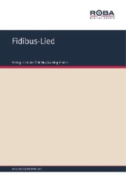 Volksweise - Fidibus-Lied