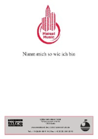 Обложка книги Nimm mich so wie ich bin, Christian Bruhn