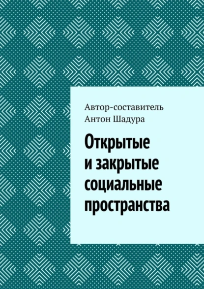 Обложка книги Открытые и закрытые социальные пространства, Антон Анатольевич Шадура