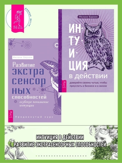 Обложка книги Интуиция в действии: доверяйте своему чутью, чтобы преуспеть в бизнесе и в жизни. Развитие экстрасенсорных способностей: глубокое понимание интуиции: Продвинутый курс, Мелани Барнем