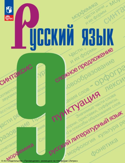 Обложка книги Русский язык. 9 класс, И. В. Текучёва